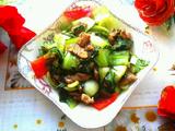 油菜熘肉片