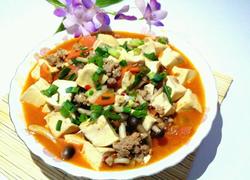 蟹味菇烩豆腐（改良版麻婆豆腐）