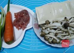 蟹味菇烩豆腐（改良版麻婆豆腐）的做法图解1