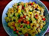 五彩黄金炒饭