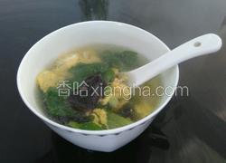 青菜木耳蛋花汤