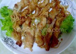 五花肉卷金针菇