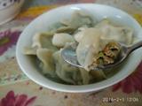 宝宝水饺 -肝粉油菜猪肉胡萝卜的做法[图]