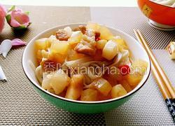萝卜肉丁捞面