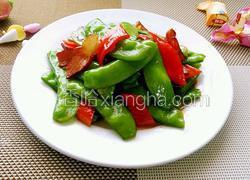 荷兰豆炒腊肉