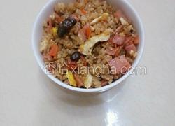 香菇火腿蛋炒饭