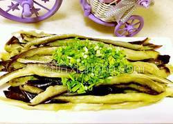 手撕茄子拌蒜苗