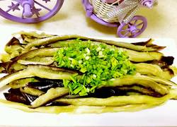 手撕茄子拌蒜苗