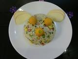 五彩炒饭
