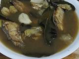 酸汤扒皮鱼～