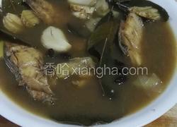酸汤扒皮鱼～