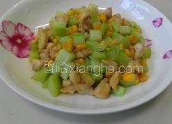 佛手瓜炒鸡丁