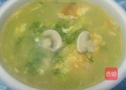 口蘑莴笋蛋汤的做法图解6