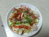 海鲜葱油干豆腐