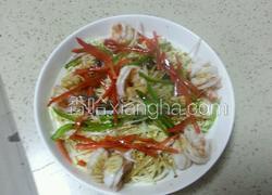 海鲜葱油干豆腐