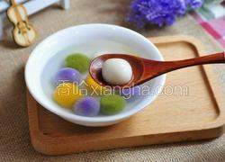 蔬果彩色汤圆