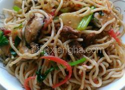 青椒肉丝炒面