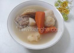 淮山红萝卜马蹄煲鸡脚猪骨汤