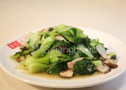 香菇炒油菜
