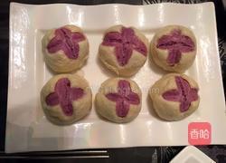 紫薯开花馒头的做法图解6