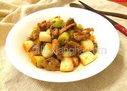 葱段炒鸡脖肉