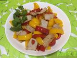 肉片炒菜椒
