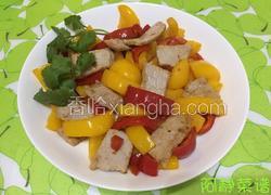 肉片炒菜椒