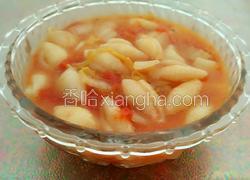 番茄白菜贝壳羹