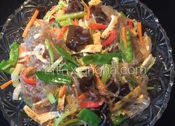 素菜炒红薯粉丝