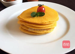 奶香玉米面饼的做法图解4
