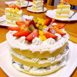 水果裸蛋糕的做法[图]