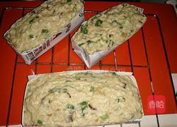 蕉香菜鱼板蛋糕（椒盐味）的做法图解4