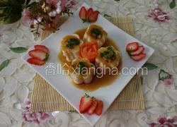蒸豆腐酿肉