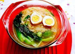 青菜鸡蛋面