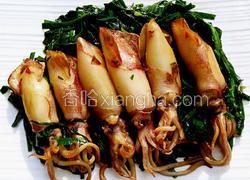 八爪鱼炒菲菜