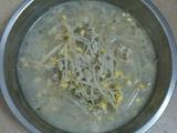 豆芽肉末汤