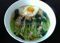 青菜鸡蛋面