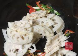 炒藕片的做法图解5