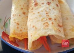 胡萝卜丝卷饼的做法图解5