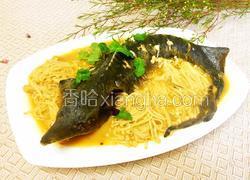金针菇烧鲟鱼
