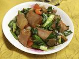 大蒜炒腊肉