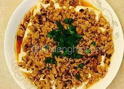 香菇肉末蒸豆腐