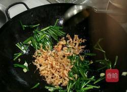韭菜炒河虾的做法图解13