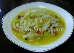 白菜炒鸡腿菇