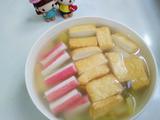蟹棒鱼豆腐咸菜汤的做法[图]