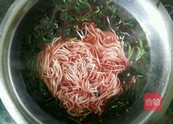 炝汤汉菜面条的做法图解3