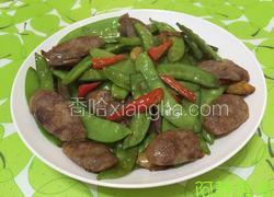 香肠炒荷兰豆