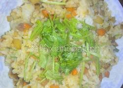 胡萝卜土豆香肠炒饭