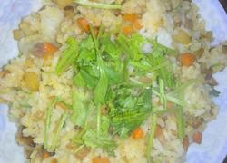 胡萝卜土豆香肠炒饭