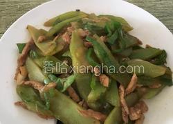 莴笋炒肉丝